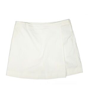 Boston Proper White Cotton Skort